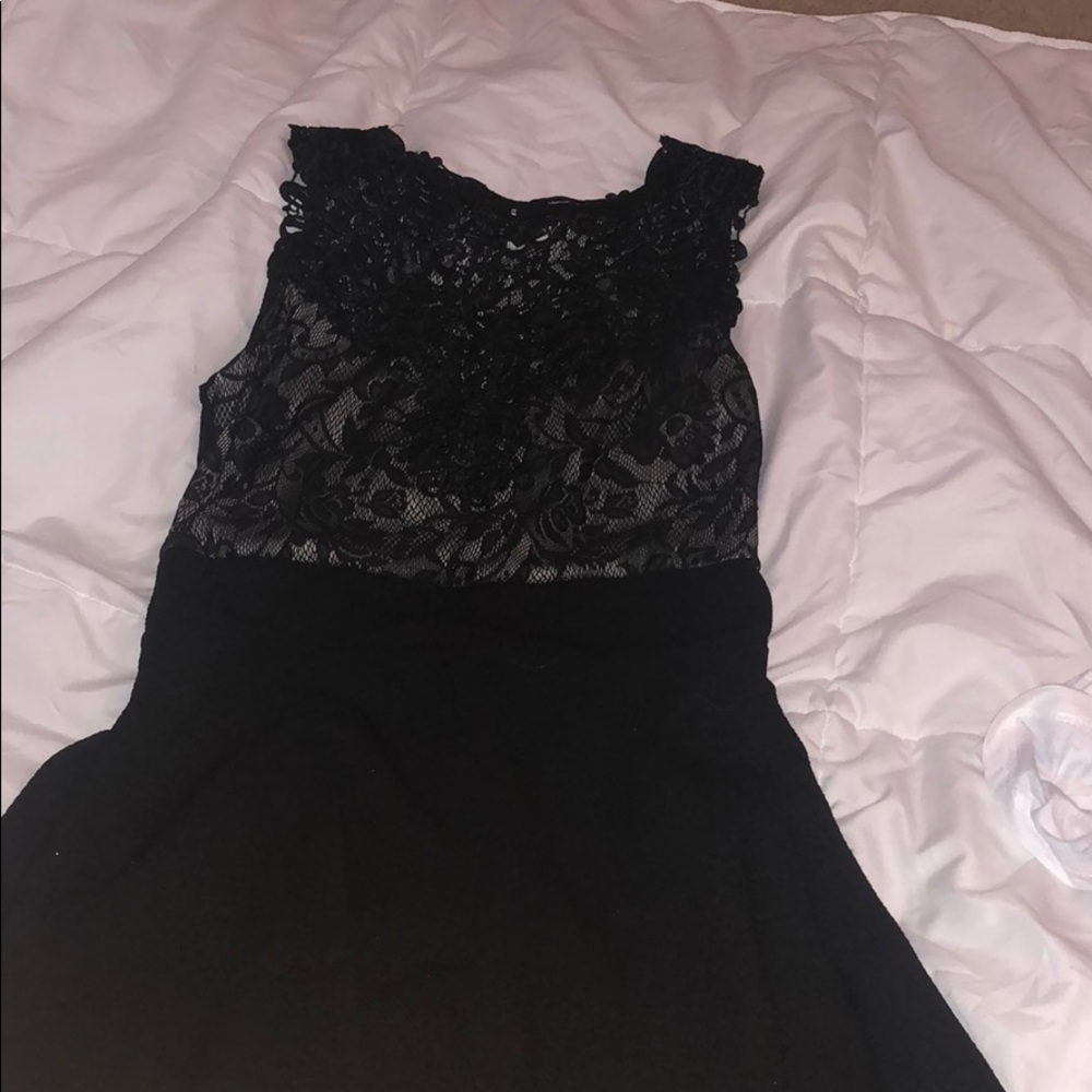 Black lace dress worn once